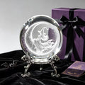 Witchy Moon Crystal Ball Ornament