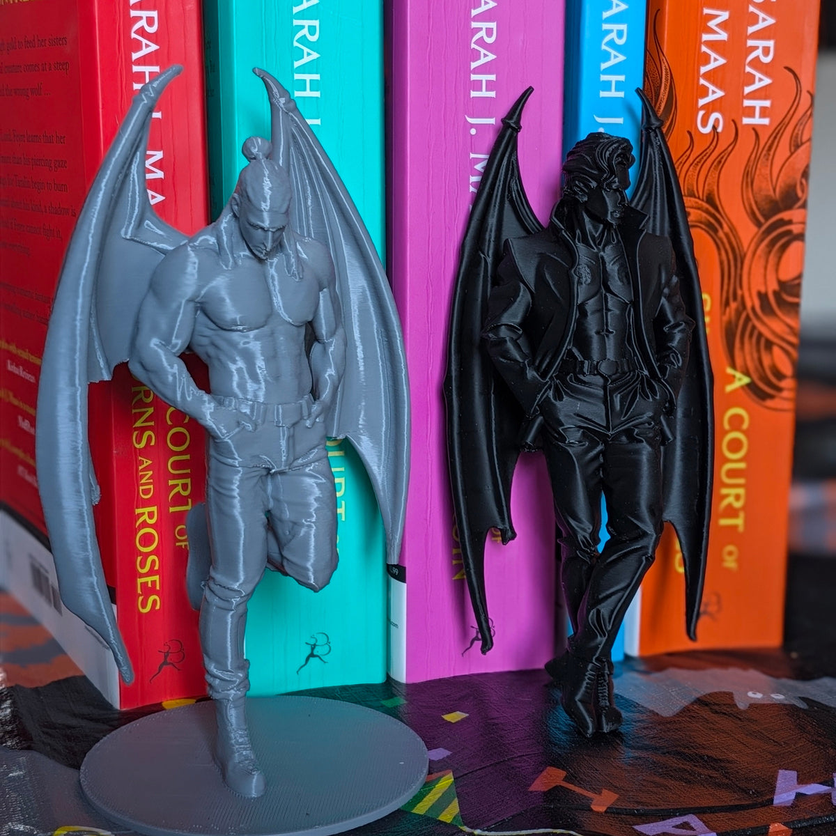 Rhysand Inspired Book Boyfriend Winged Bookshelf Character