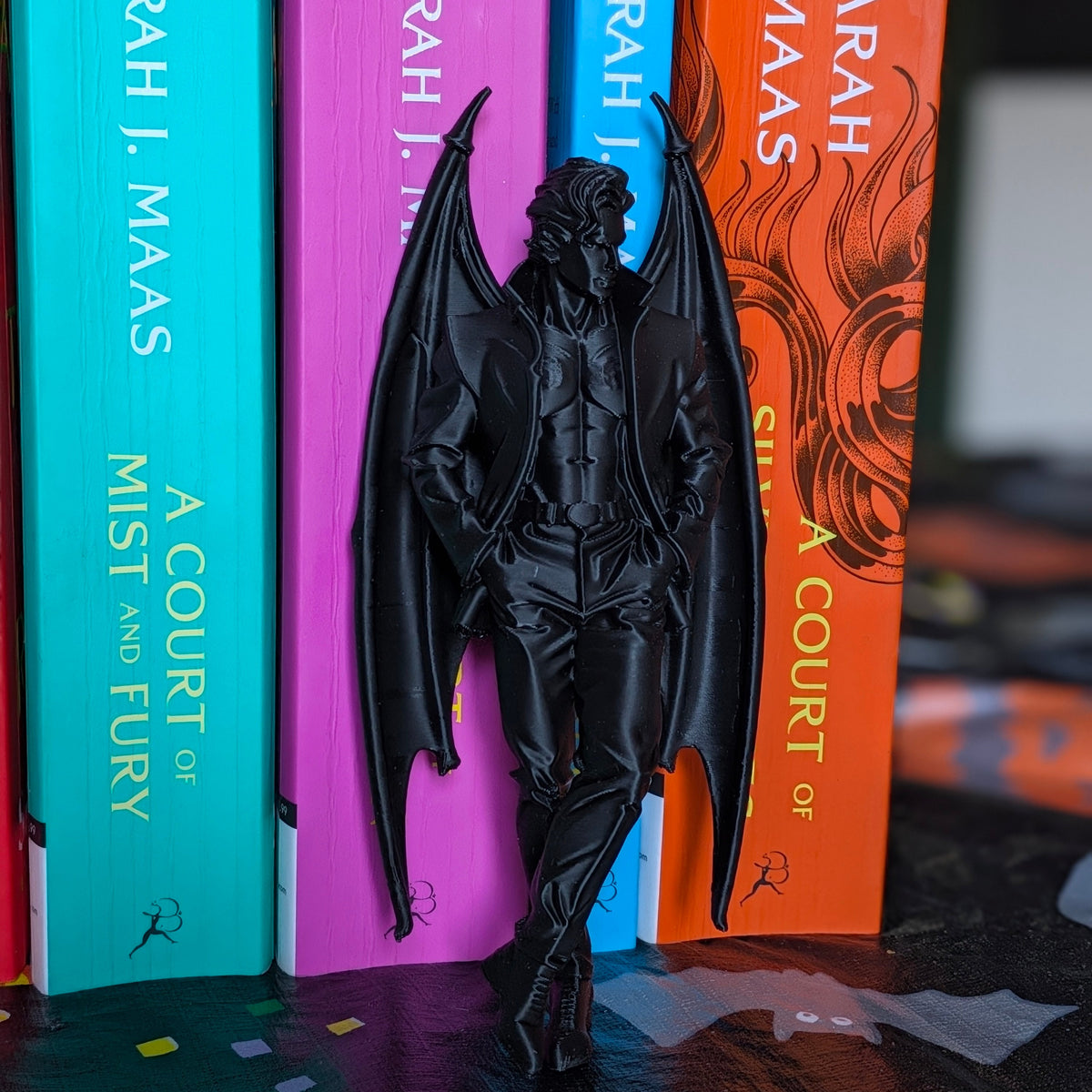 Rhysand Inspired Book Boyfriend Winged Bookshelf Character
