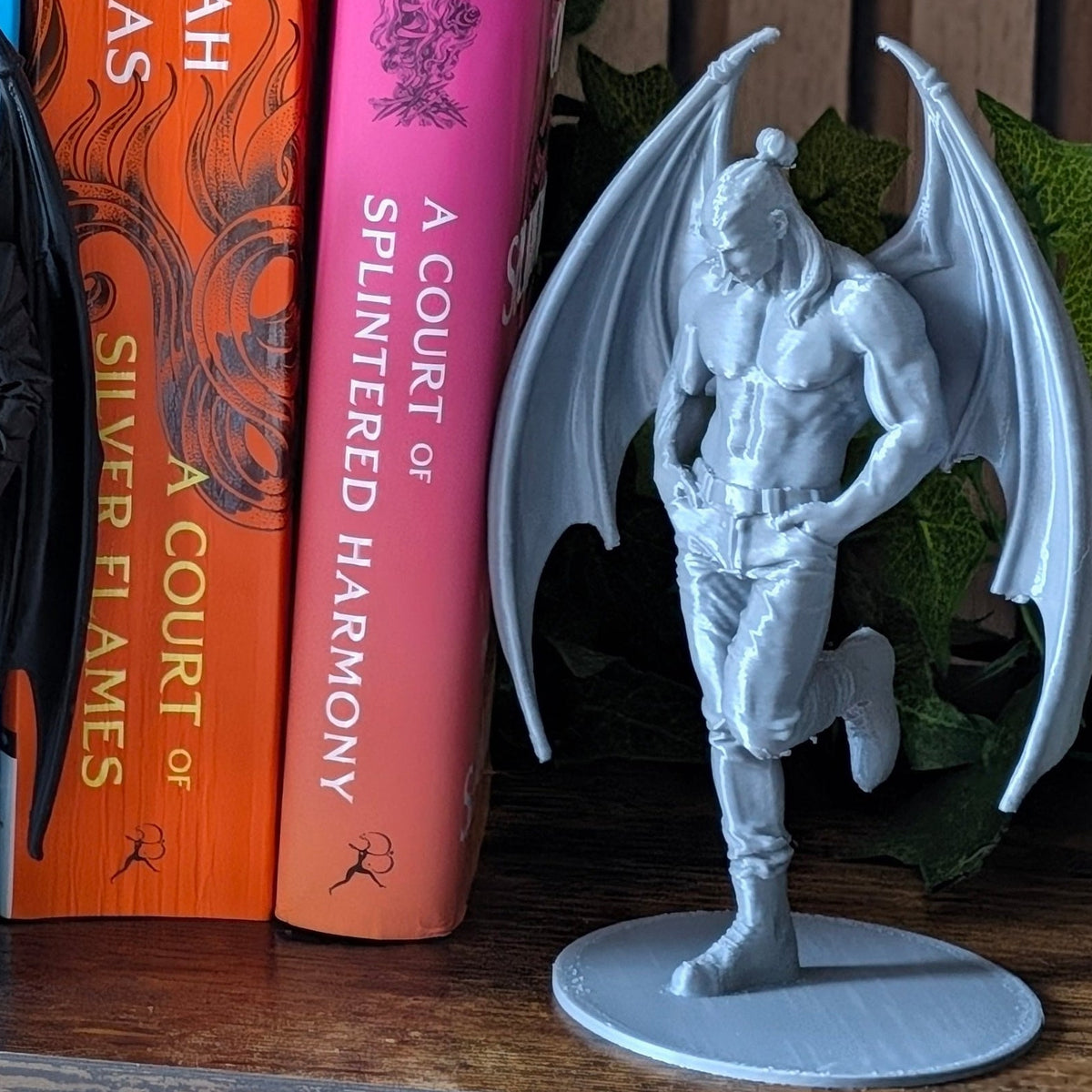 Rhysand Inspired Book Boyfriend Winged Bookshelf Character