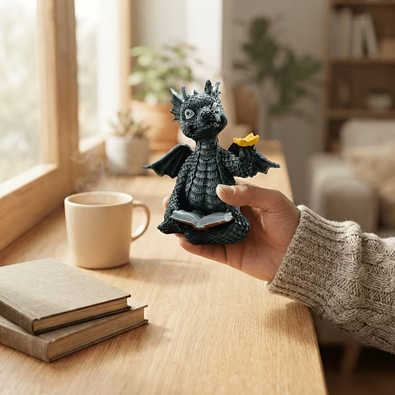 Dragon Reading Figure