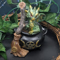 Baby Dragon in Witches Cauldron