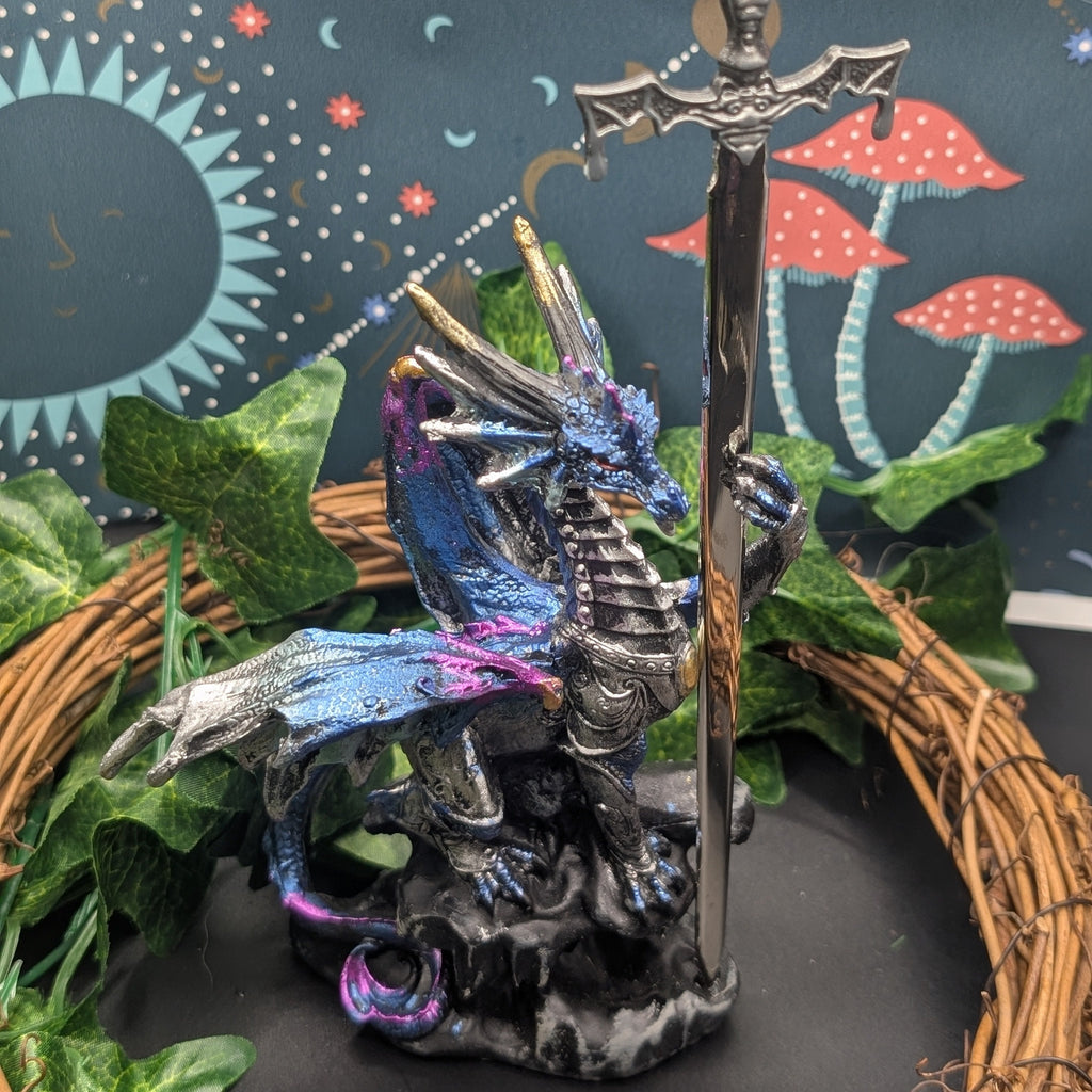 Dragon with Sword Figurine