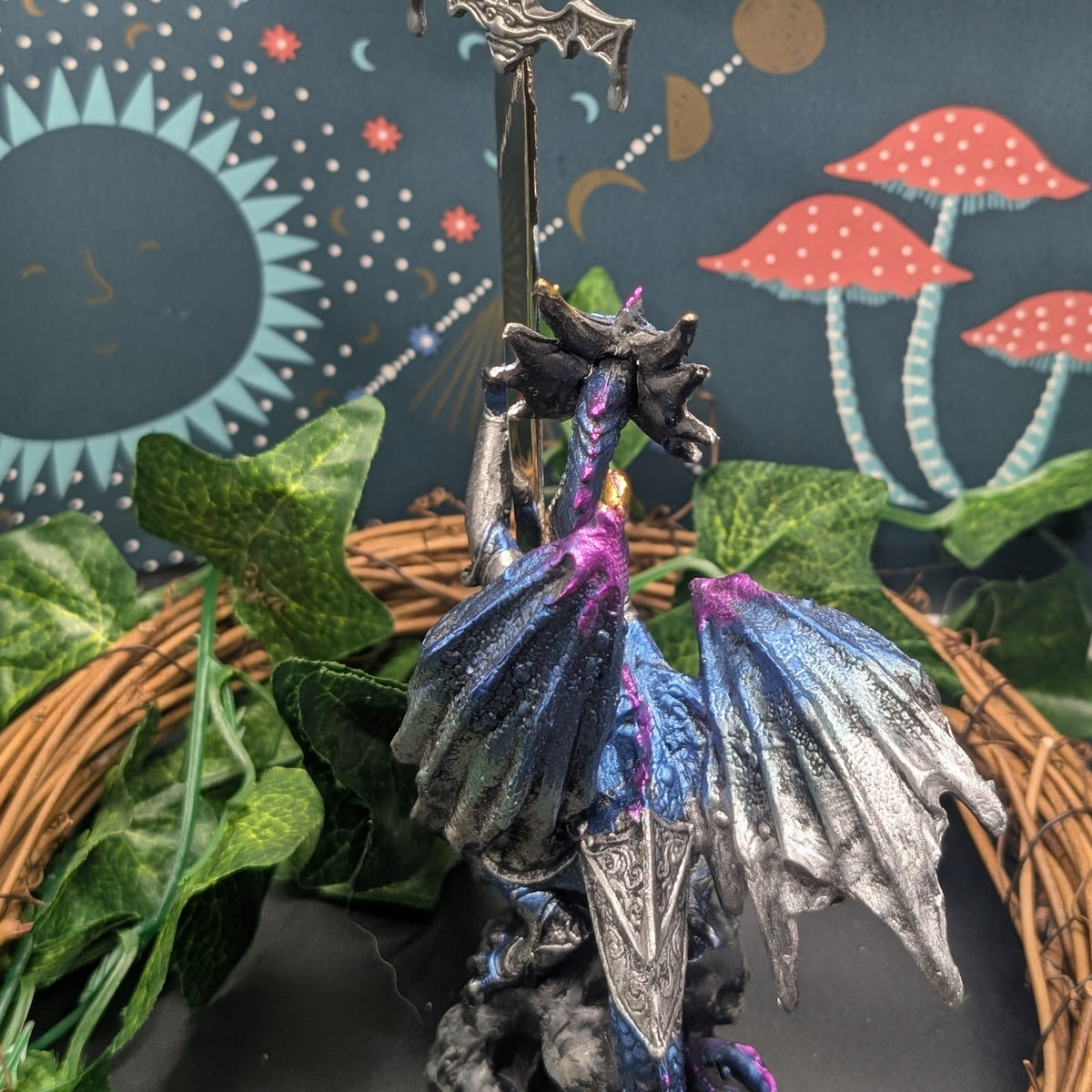 Dragon with Sword Figurine