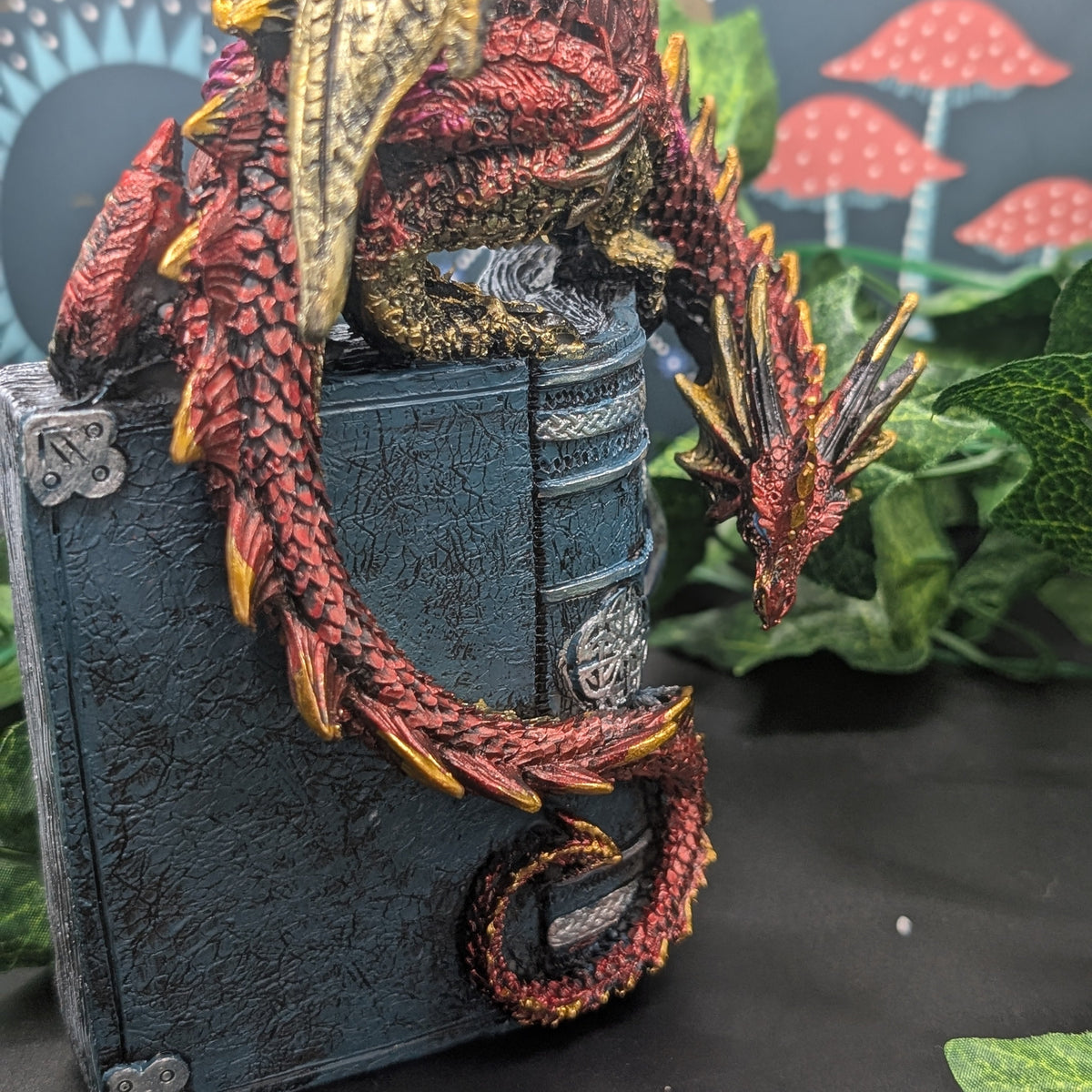 Enchanted All Seeing Book Fire Dragon