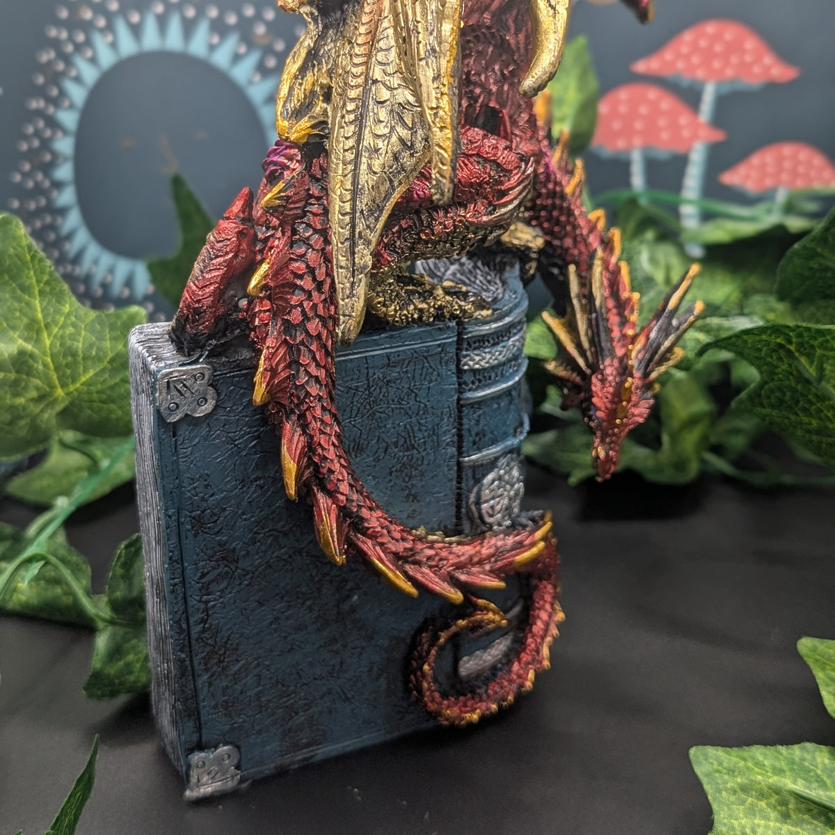 Enchanted All Seeing Book Fire Dragon