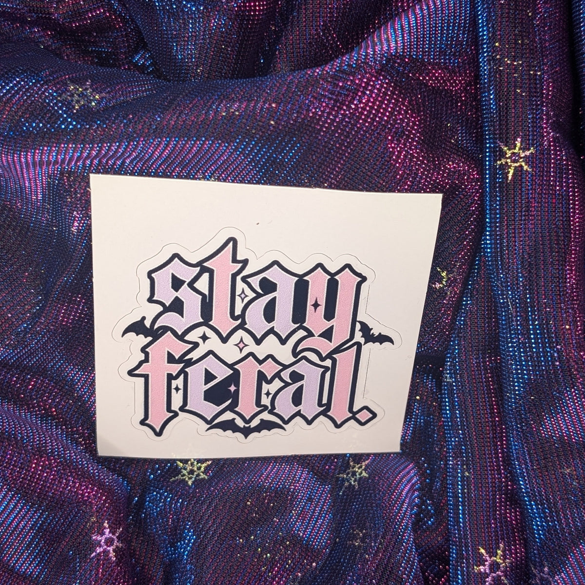 Stay Feral Decal Sticker | Funny Alternative Decal Sticker