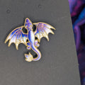 Colourful Dragon Flat Pin