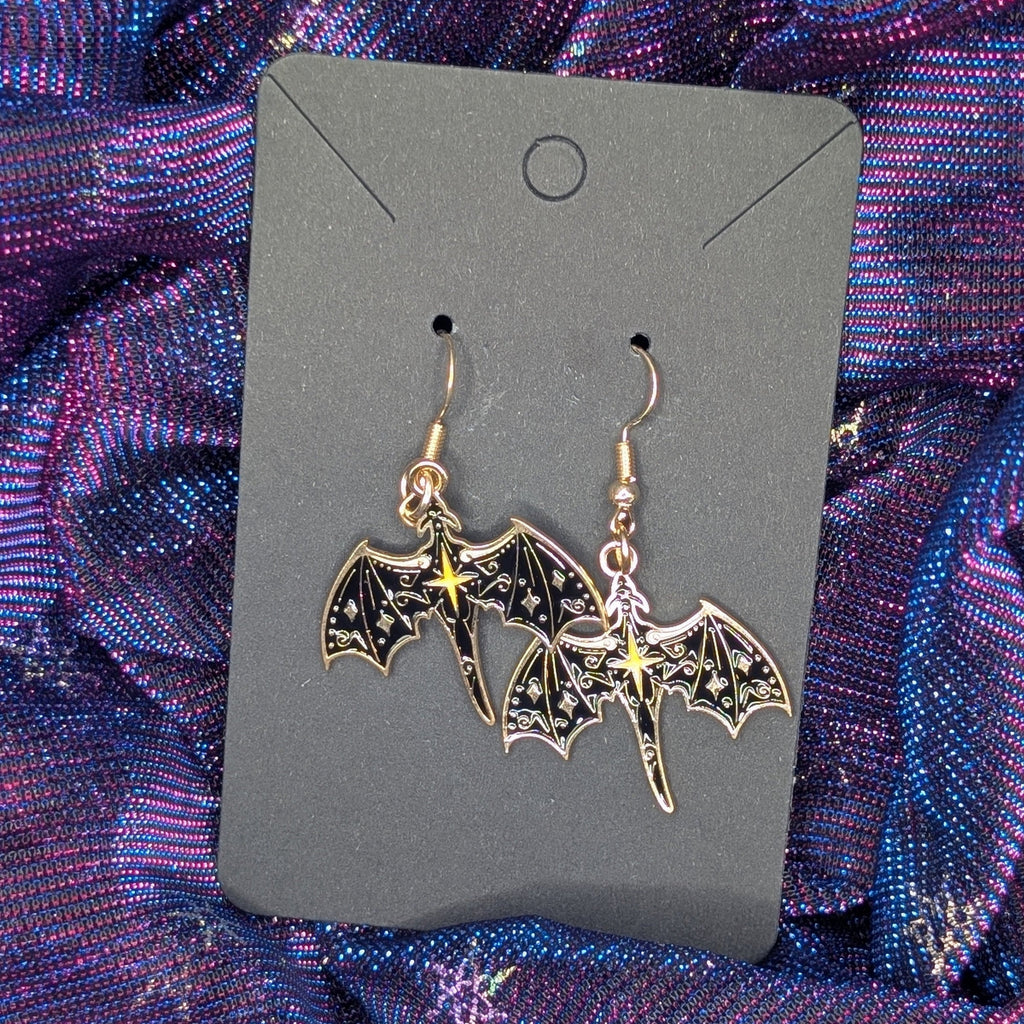 Flying Dragon Dangle Earrings