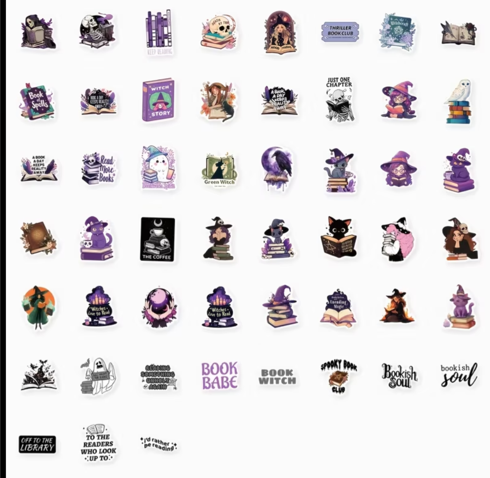 5 Random Witchy Stickers
