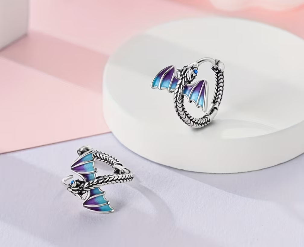 Fire Dragon Earrings